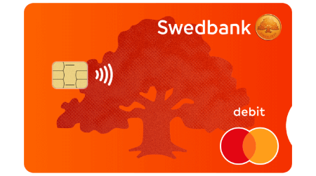 Swedbank SWED banko kortelė